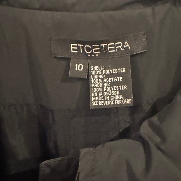 ETCETERA black coat 10 - Picture 4 of 4